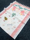 MG 502 Linen Digital Printed Designer Saree Wholesalers In Delhi